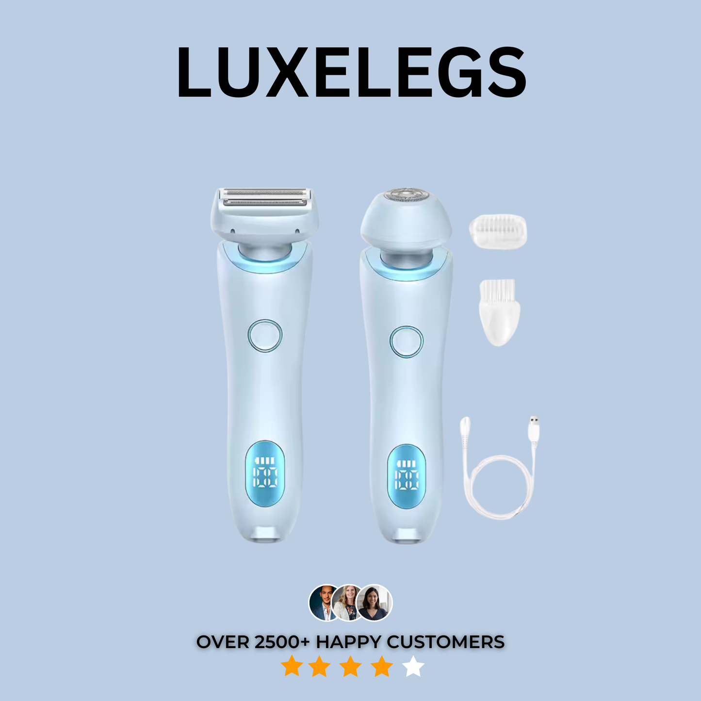 Luxelegs 2-in-1 Waterproof Lady Shaver