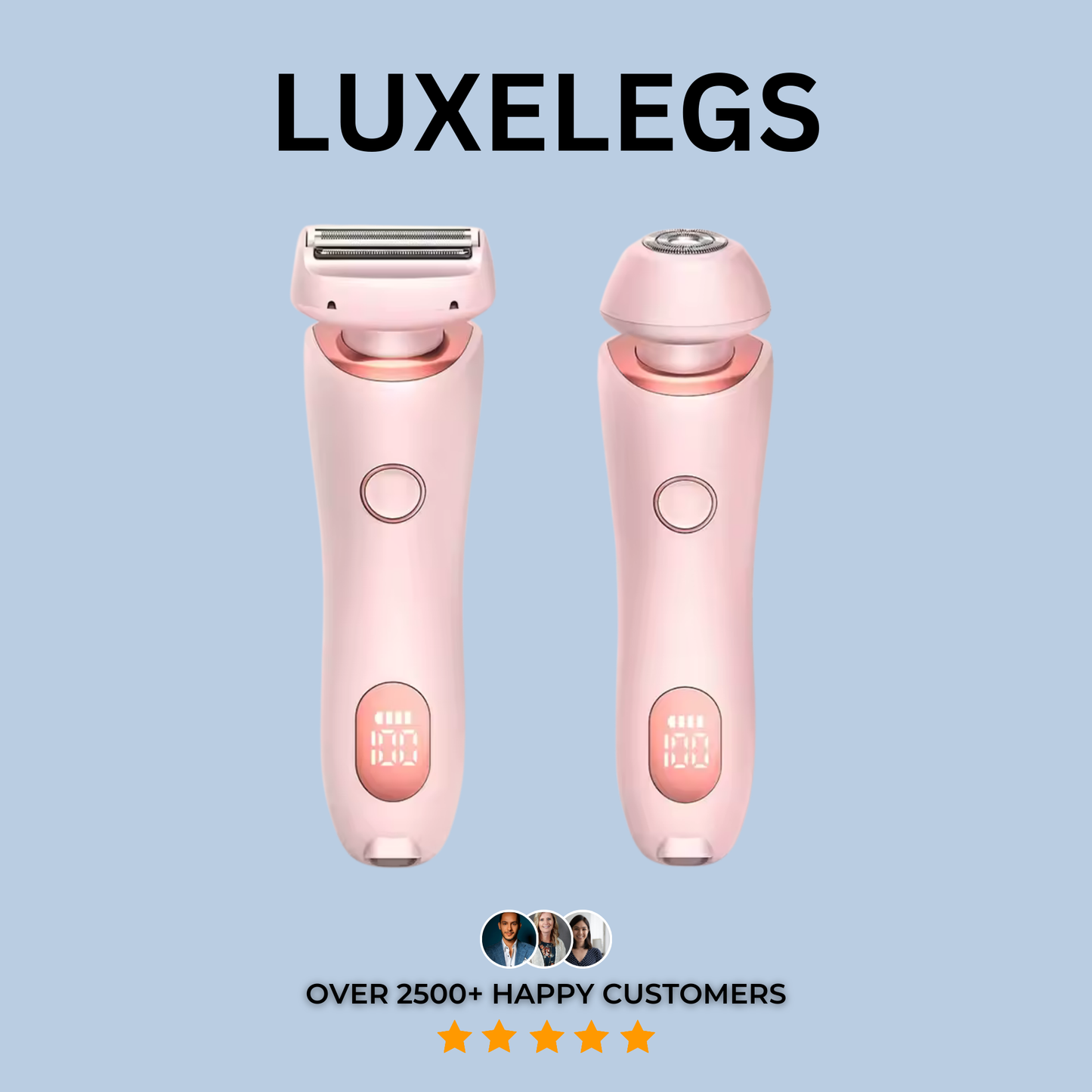 Luxelegs 2-in-1 Waterproof Lady Shaver